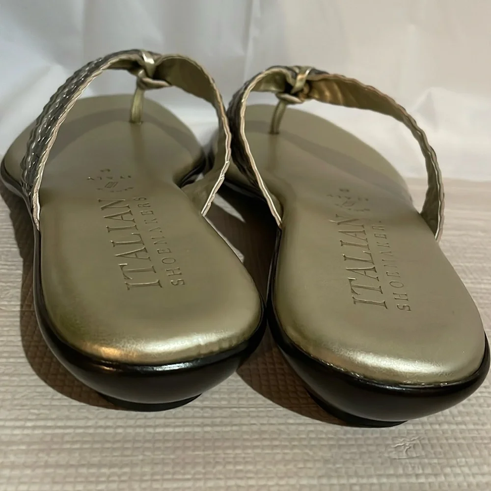 Women’s Gold Sandals ~ Made in Italy - Picture 3 of 6